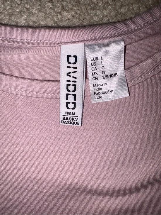 Divided Light Pink Crewneck Tee - Picture 2 of 4